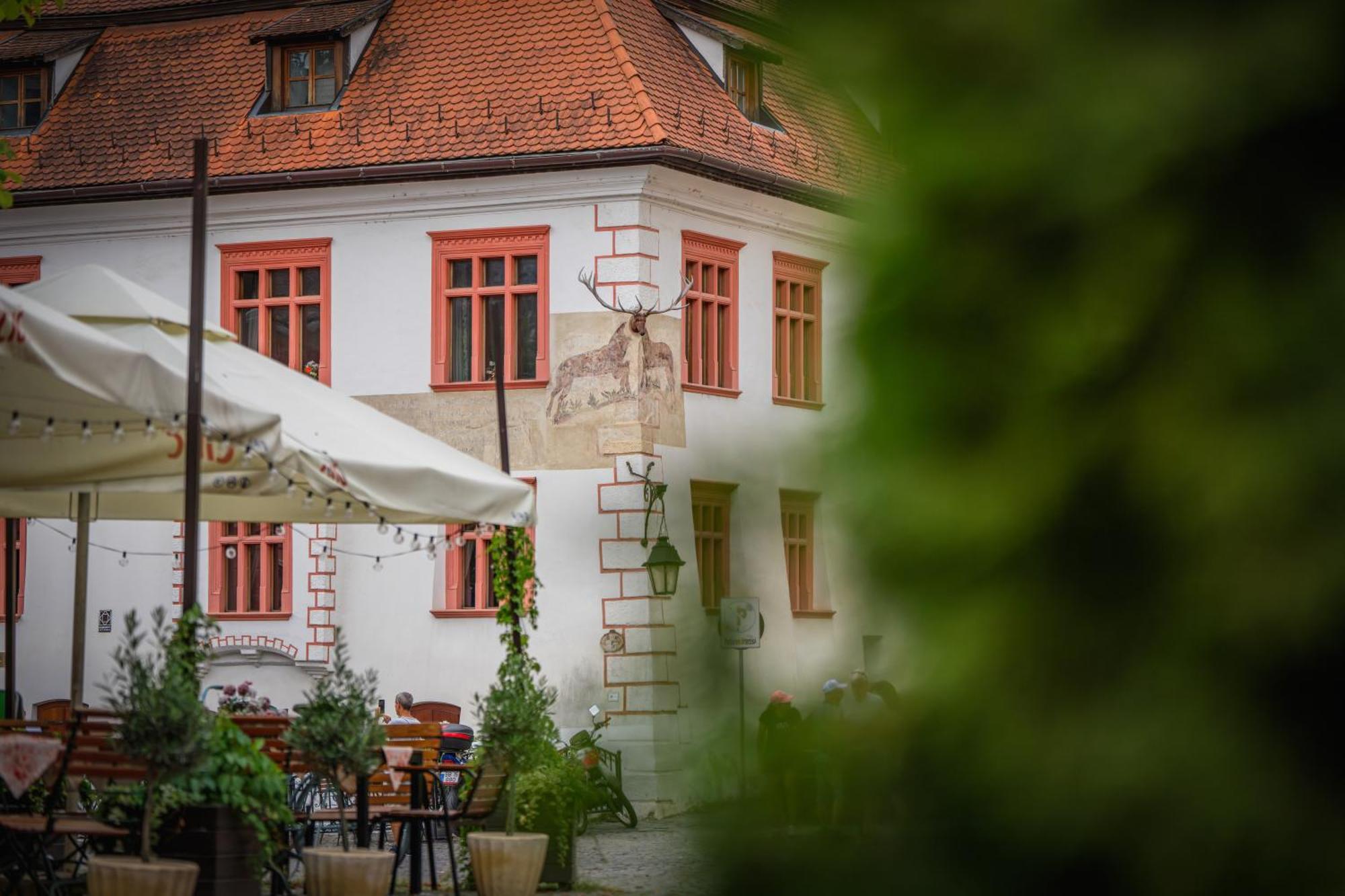 Hotel Casa Cu Cerb Sighişoara Esterno foto