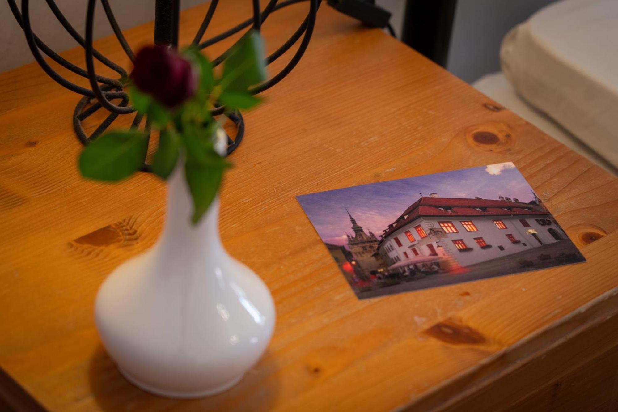 Hotel Casa Cu Cerb Sighişoara Esterno foto